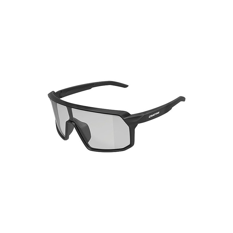 Cratoni Unisex - Adult Skyvision Cycling Goggles, Black, One Size