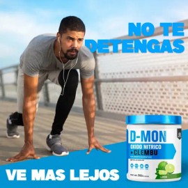 Óxido Nítrico  Clembuterol D-mon Pre Entreno  Pre-Workout Nitric Oxide Supplement, Lemon 300g                                                         