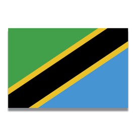 Magnet Me Up Tanzania Tanzanian Flag Car Magnet Decal, 4x6 Inches, Heavy Duty Automotive Magnet for Car, Truck SUV