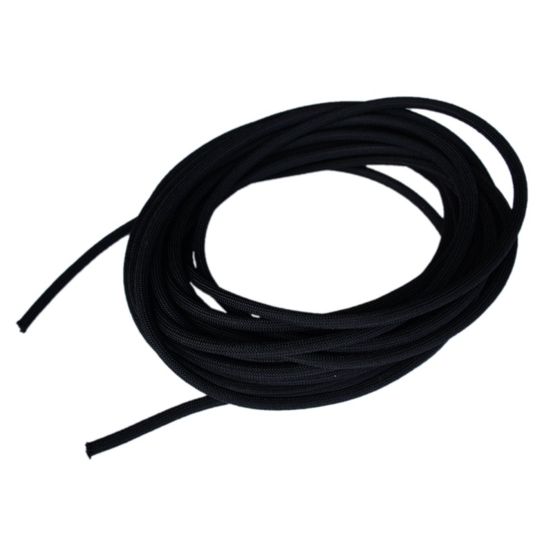 3/8" x 25' Black Shock Bungee Rubber Rope Cord -