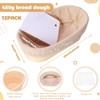 Gejoy 12 Set Bread Proofing Baskets Oval Shaped Banneton Dough