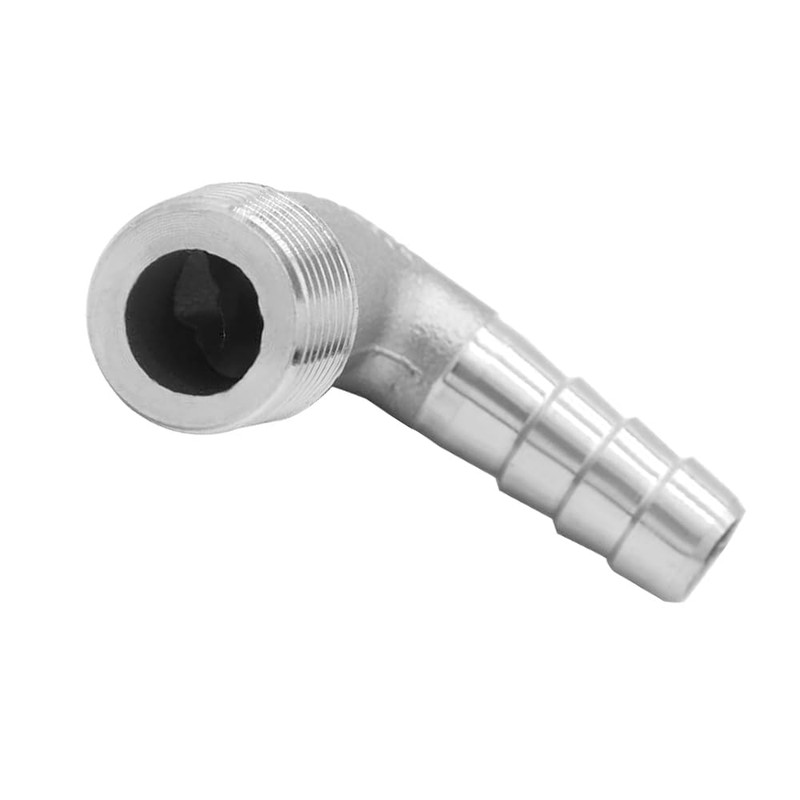 TopHomer 304 Stainless Steel 90 Degree Elbow Adapter, Leak Proof,