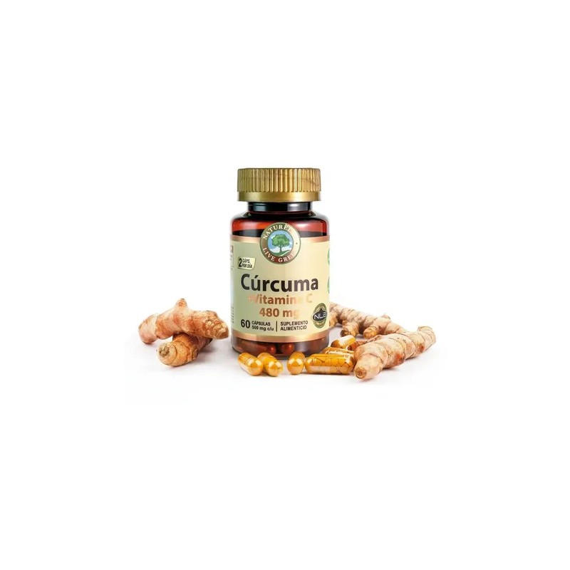 Cúrcuma Vitamina Antioxidante Cápsulas Naturelab Sabor
