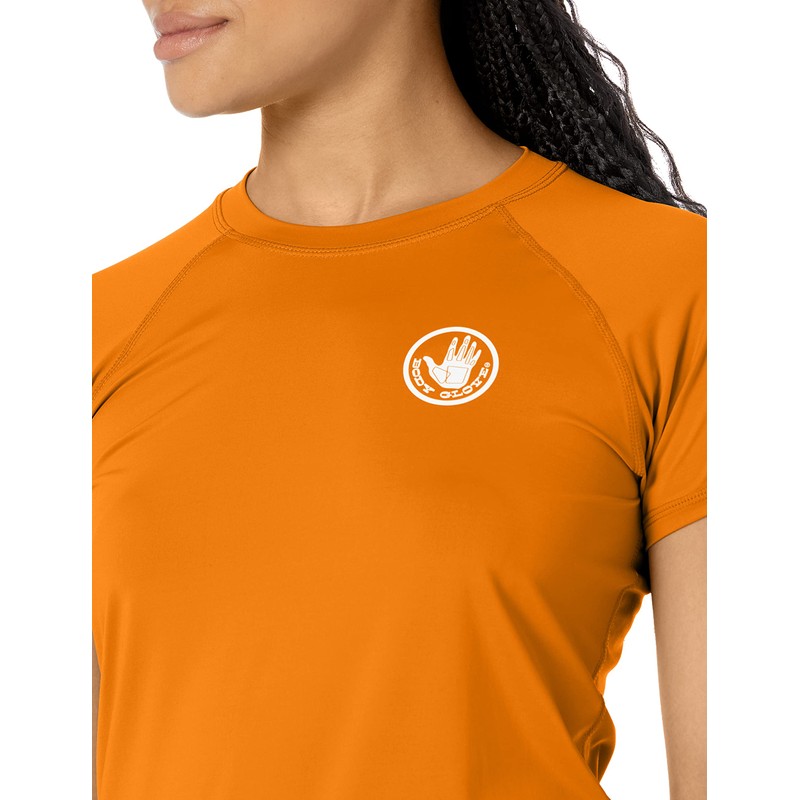 Body Glove Women's Rash Guard Shirt, Goldfish, l