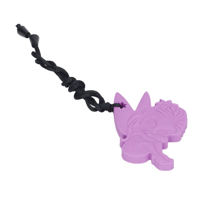 5Pcs Chew Necklace Food Grade Silicone Chewing Pendant for Toddlers