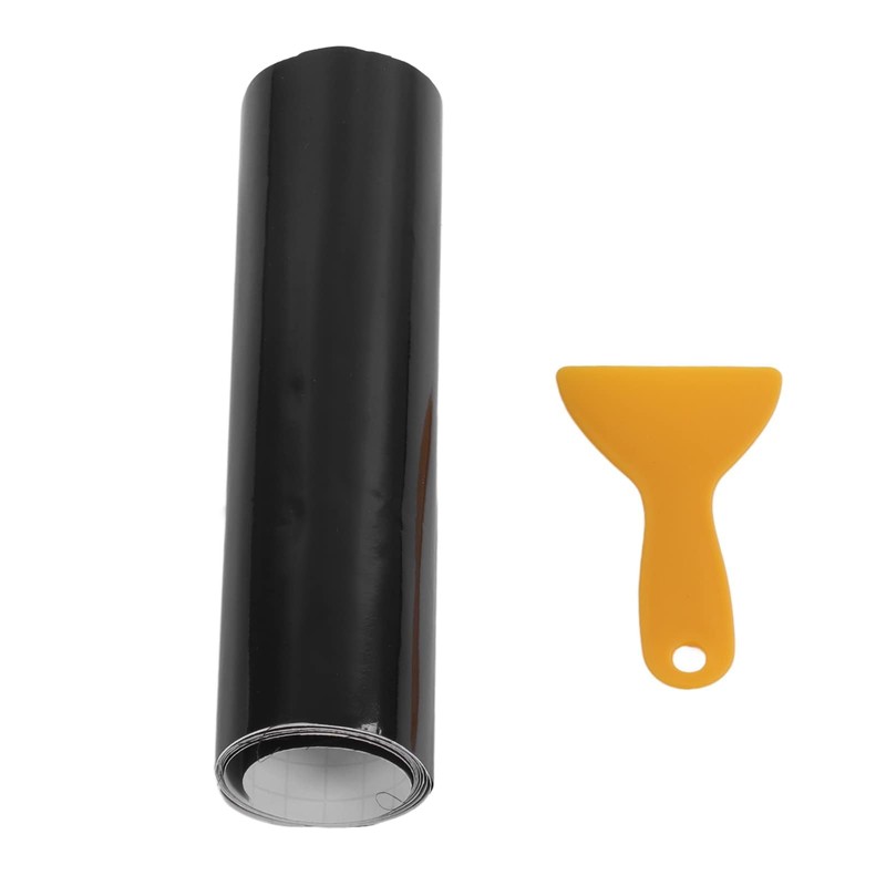 Car Windscreen Sun Strip, Gloss Black 150x20cm Universal PVC Windshield