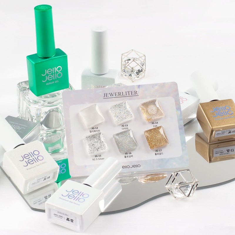 Jello Jello Jewelry Glitter Gel 6-piece set / 젤로젤로 쥬얼리터