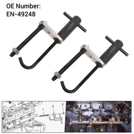 Ausla Kraftstoffinjektorschiene Entfernungstool Fuel Rail Remover Tool Kraftstoffinjektorschiene EN-49248 Hochfestigkeit Stahlkompatibel mit 6,2 L 5,3 L GDI V8 4,3,6,0 GDI V6 2,5,4