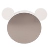 Mirrored Digital Alarm Clock Cute Mice Ear Shape LED Mirror