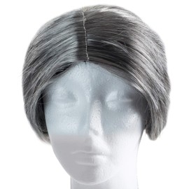 Tigerdoe Disfraz de anciana con bastón – Peluca de Abuela – anteojos de Abuela – Juego de 4 Accesorios para anciana Gris