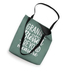 Grannie Blessed Beyond Measure Christian Theme Tote Bag