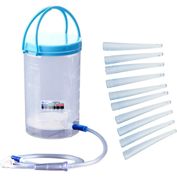 Mtsxdyt Reusable Enema Kit Complete Home Colonic Irrigation Kit 1200ml