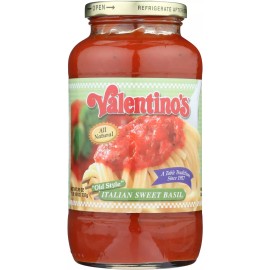 Generic Valentino's "Old Style" Italian Sweet Basil Pasta Sauce, 26 oz