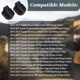 XYgdhqpt 2Pcs 66143-04021 Tailgate Hinge Pushing Catch/Tailgate Bushing Compatible with 2017-2024 Toyota Tacoma Rear Tailgate Hinge Bushing Grommet Right Side