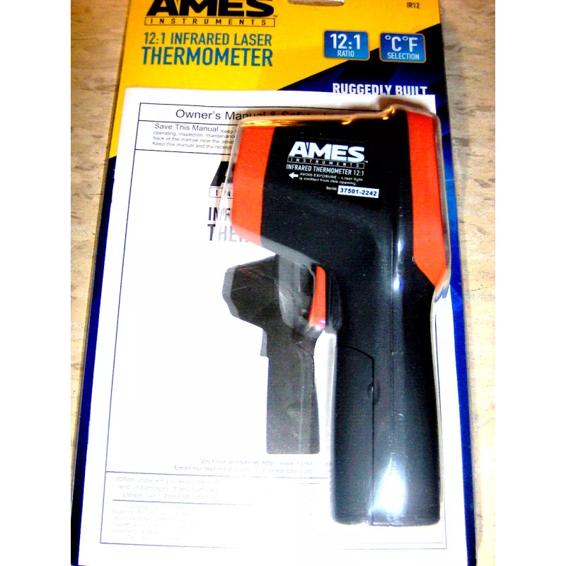 Ames new Infrared Laser THERMOMETER handheld Measure & read temperature