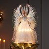 Kurt S. Adler 14-inch Multi Fiber-Optic LED Angel Treetop