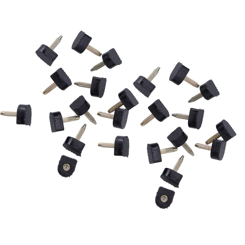 120Pcs High Heel Tip Caps TPU Polyurethane Iron Shoes Repairing