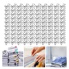 100pcs Dog Shape Paper Clips Creatively Cute Plated Metal Bookmark