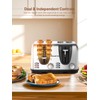 Keenstar Toaster 4 Slice, Bread Toaster with Dual Control Panels