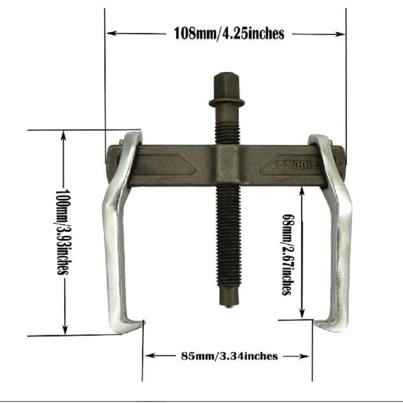 MANNIFEN 2 Jaw Puller, 2 Claw Gears Puller for Removal