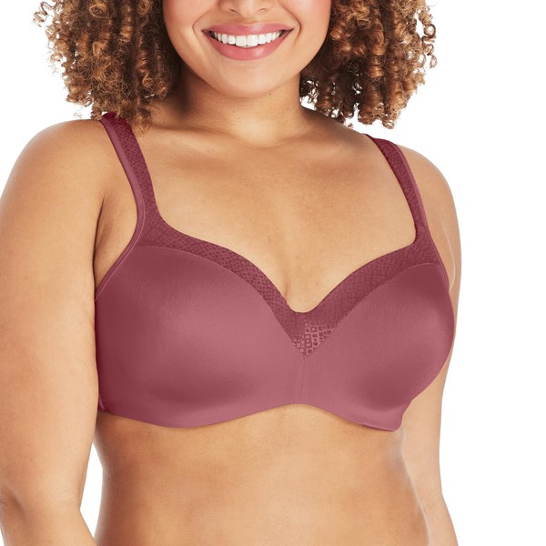 PLAYTEX Womens Secrets Full-Coverage Underwire Bra, Balconette T-Shirt Bra for