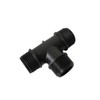 PP Threaded Fitting Screw Fitting T-Piece Black PN10 Fittings AG