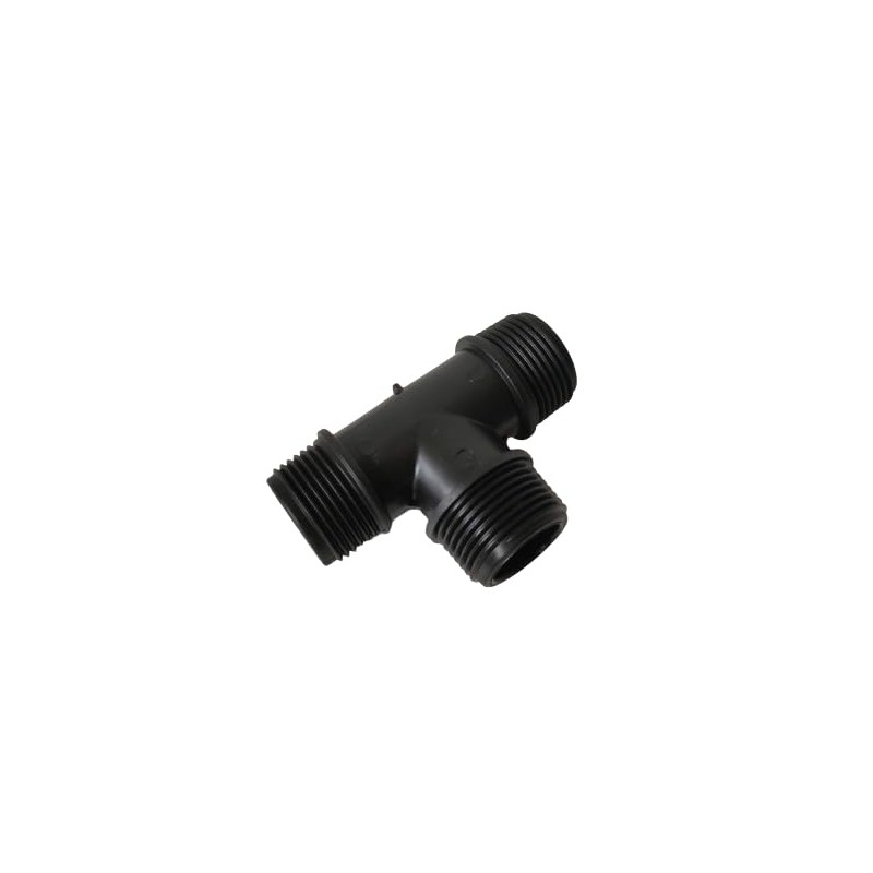 PP Threaded Fitting Screw Fitting T-Piece Black PN10 Fittings AG