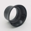 High Screw Ring E27 Plastic Black Diameter 57.5 mm Height