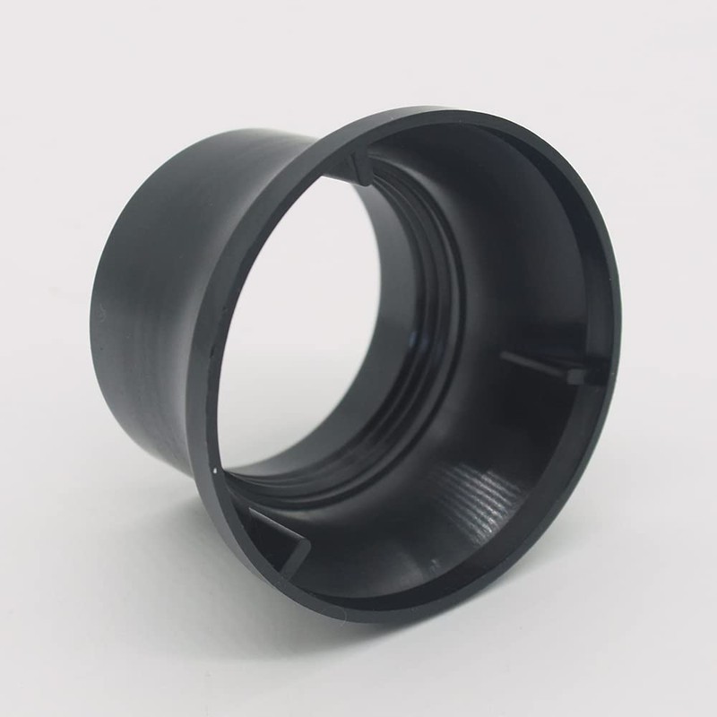 High Screw Ring E27 Plastic Black Diameter 57.5 mm Height