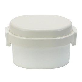 Miyoshi Seisakusho 0101-0160 GEL-COOL Lunch Box with Integrated Ice Pack, Dome S, Milk White