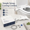 Non-Electric Bidet Attachment for Toilet Seats – Adjustable Fresh Water