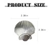 LD-YUNJIA 6 Pcs Seashell Cabinet Knobs,Single Hole Metal Knob for