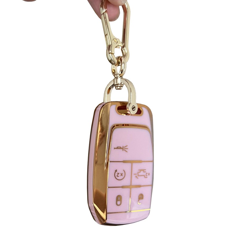QIXIUBIA Keyless Entry Remote for Ram Key Fob Cover Protective