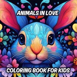 Animals in Love Coloring Book for Kids