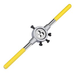 Aopin 1Pcs M5x0.8 Heavy Duty Round Threading Dies and Original Wrench Holder Combination Set, Suitable for Steel Below HRC35, External Thread Stainless Steel Cutting.