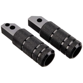 Hurricane HF5114B Foot Pegs Knurled Black Anodized Rear