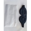 3D Contoured Sleep Mask, Lightweight Black Eye Mask with Adjustable