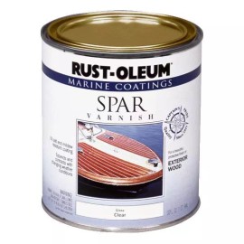 RustOleum (3)-Qt CLear Gloss RustOleum Boat Marine Spar Polyurethane Varnish 207008