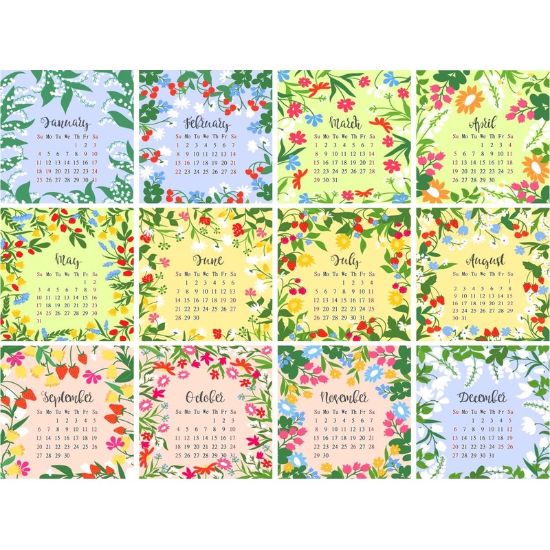 2026 CD-Style Desk Calendar 12 Months Calendar/Planner/Desk Calendar With CD