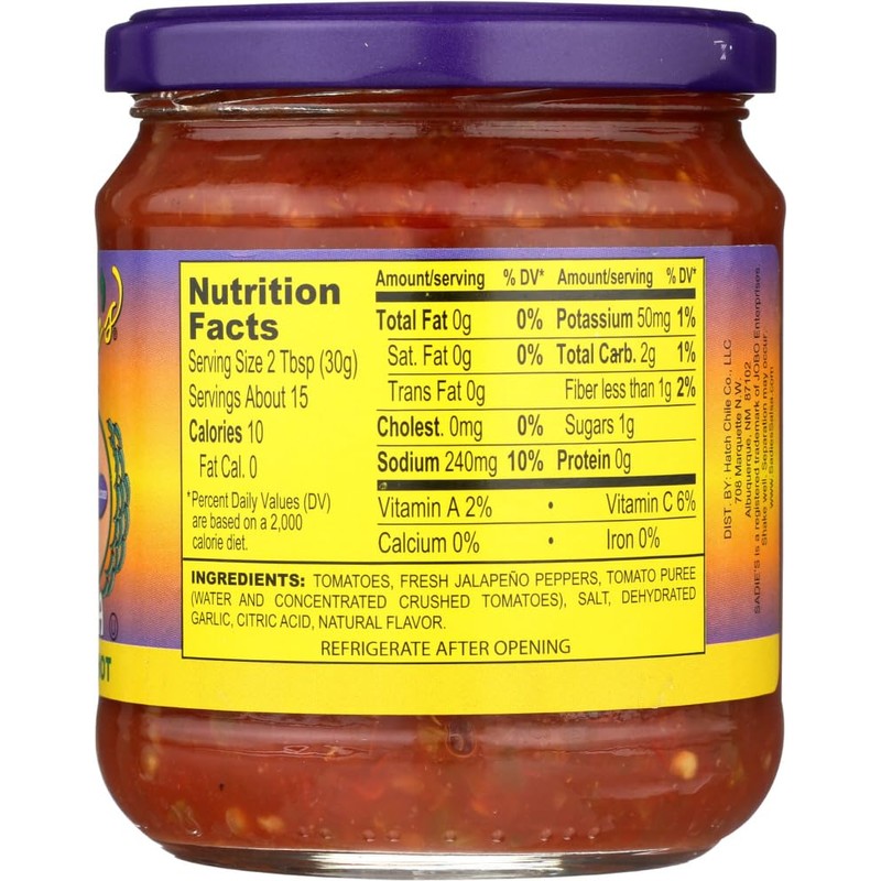 Sadie's Not As Hot Salsa 16 Oz (Pack of 2)