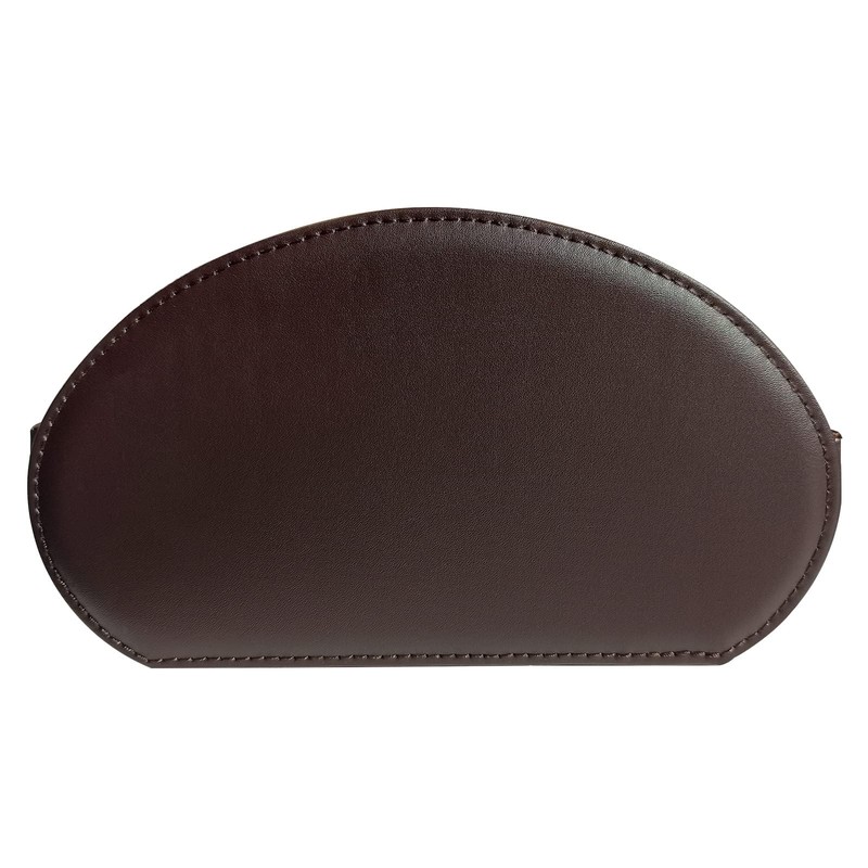 FACAICAI Remote Control Holder with 5 Compartments,Pu Leather Office Organization