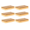 Tofficu 6pcs Kitchen Cleaning Sponges Bowl Washing Tools Strong Absorption