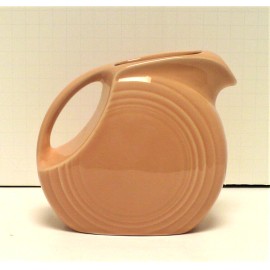 Homer Laughlin China FIESTA APRICOT SMALL JUICE PITCHER w/Factory Box: New 1997 Original Stock