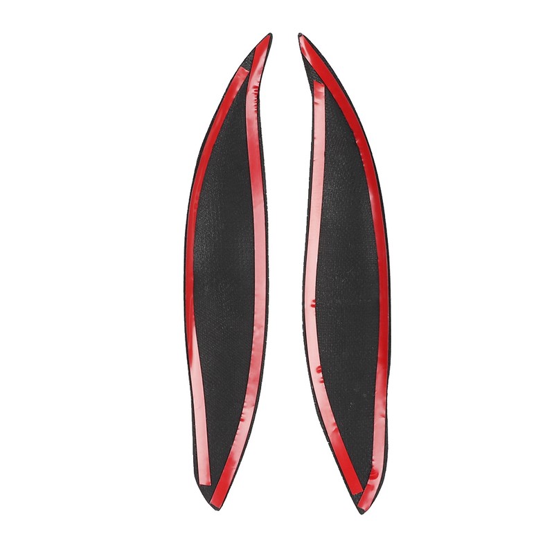 1 Pair Carbon Fiber Car Headlight Eyebrow Eyelid Fit for