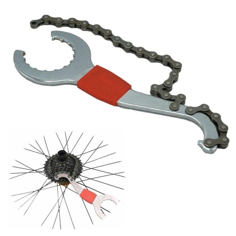 Laxzo ® Bike Chain Removal Tool Kit with Crank Extractor,