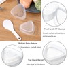 EOQPDECD 8 Pcs Triangle Rice Ball Maker with Spatula -