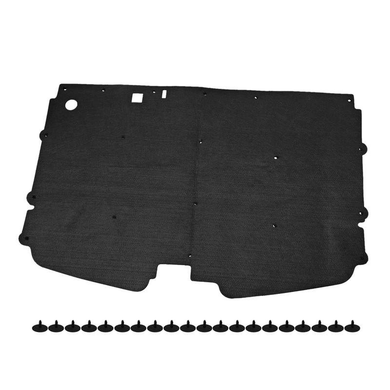 Hood Insulation Pad Heat Shield & Clips Compatible with 1988