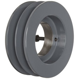 TB Woods 5V632 Narrow V-Belt Sheave, 5V Belt Section, 2 Grooves, SK Bushing required, Cast Iron, 6.3" OD