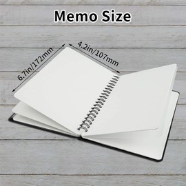 NEWYES Dry Erase Notebook Whiteboard Notebook Everlasting Dry Erase Board Memo Size