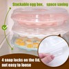 HANSGO Deviled Egg Containers with Lid, Deviled Egg Platter Carrier
